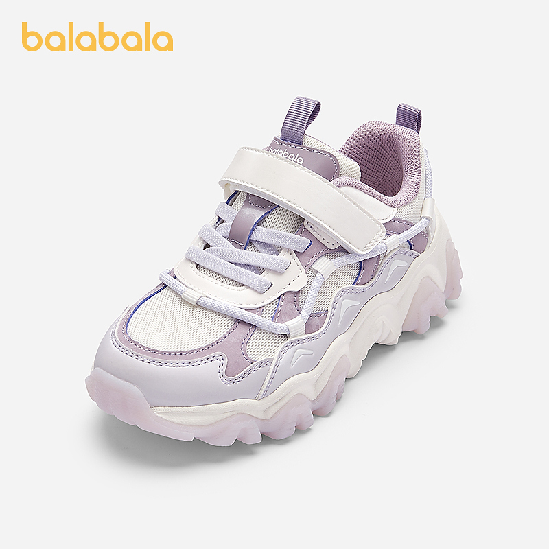 巴拉巴拉童鞋儿童运动鞋女童鞋秋新款鞋子老爹鞋厚底网面透气主图