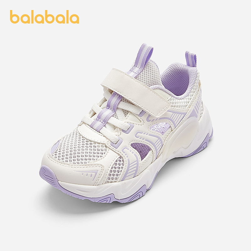 巴拉巴拉童鞋儿童运动鞋女童鞋子透气镂空夏新款时尚百搭学生主图