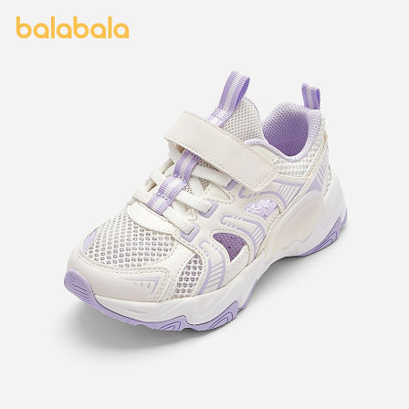 巴拉巴拉童鞋儿童运动鞋女童鞋子透气镂空夏新款时尚百搭学生