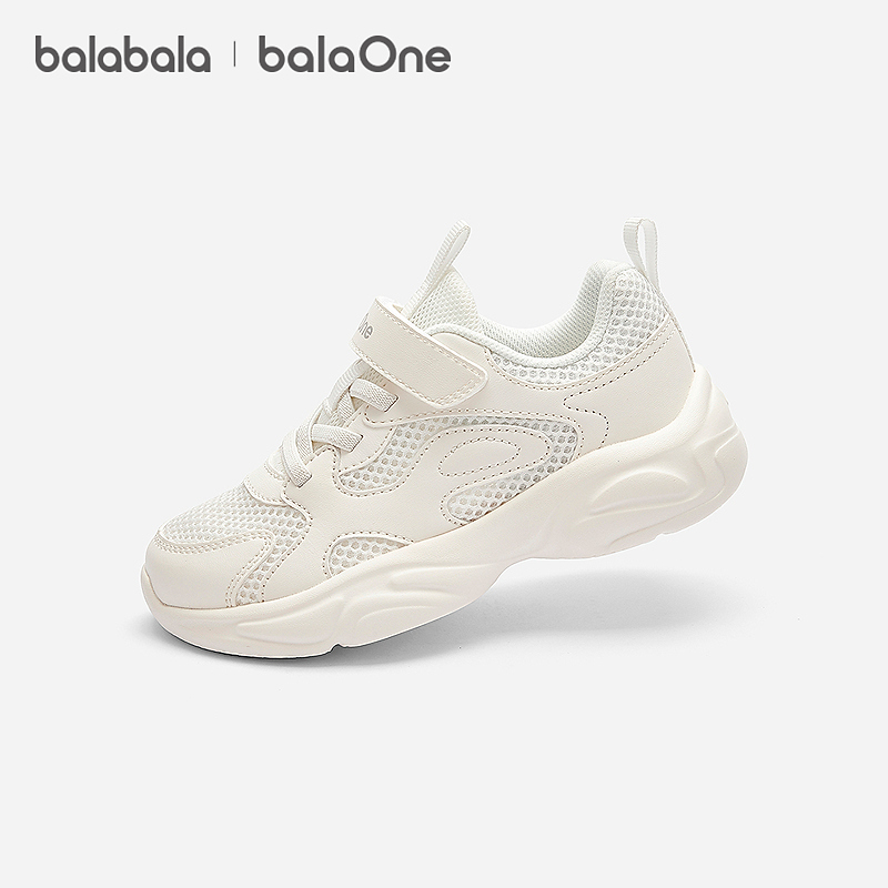 【balaOne】巴拉巴拉儿童运动鞋男女童2026夏透气慢跑鞋校园百搭主图