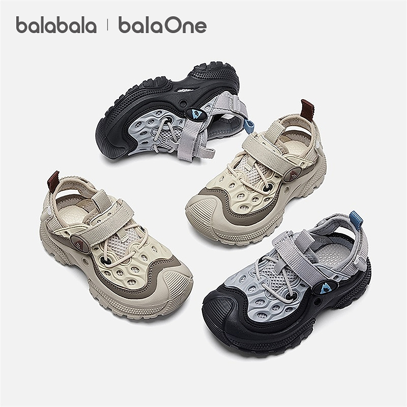 巴拉巴拉童鞋儿童户外鞋男女童2026新款夏季防撞鞋头厚底运动凉鞋主图