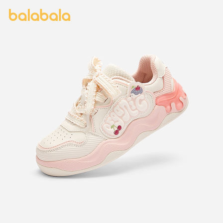 巴拉巴拉儿童板鞋女童鞋子透气秋新款可爱小动物时尚百搭