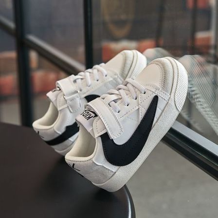 6-12岁中大童AJ童鞋女童2024春秋新款百搭运动鞋透气男童宝宝鞋潮