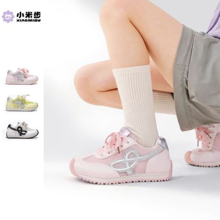 【曲奇】2026春季新款儿童软底德训运动鞋时尚防滑阿甘德训鞋