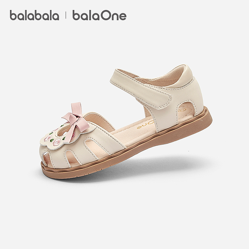【balaOne】巴拉巴拉童鞋儿童凉鞋女童2026夏新款文艺国风休闲鞋主图