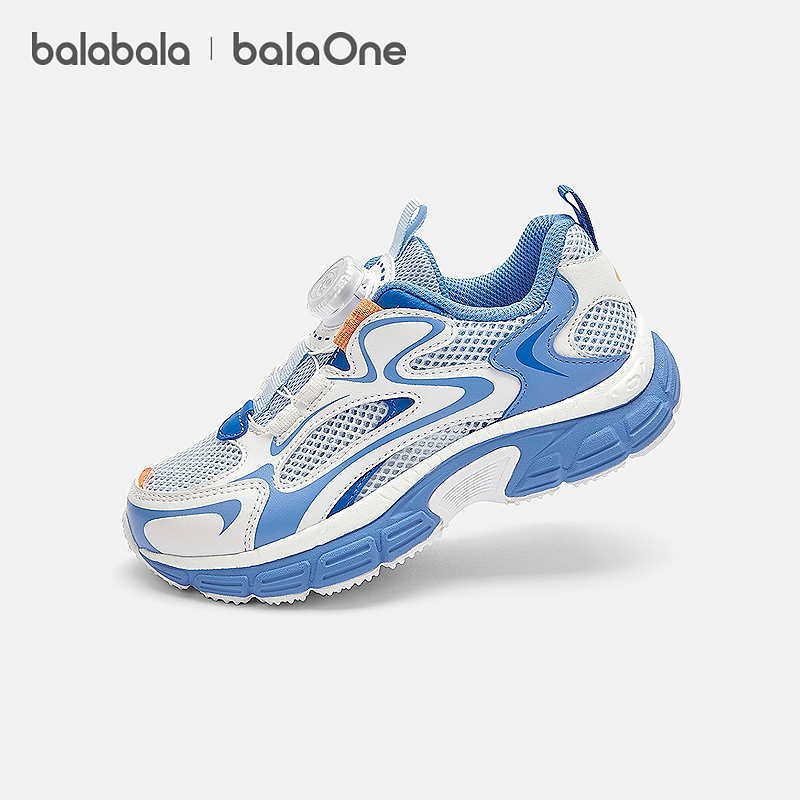 【balaOne】巴拉巴拉儿童运动鞋男女童2026夏季透气慢跑鞋复古潮主图