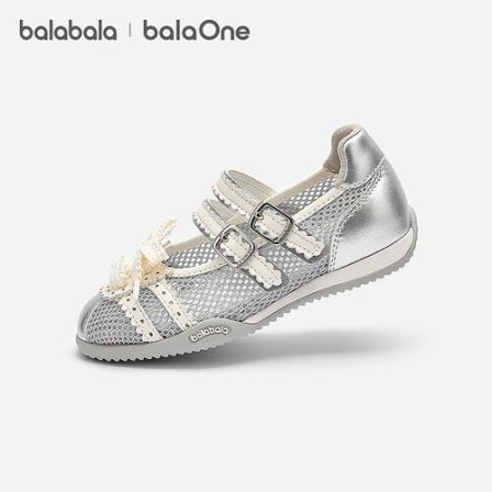 【balaOne】巴拉巴拉童鞋女童公主鞋2026新款夏季休闲鞋舒适透气