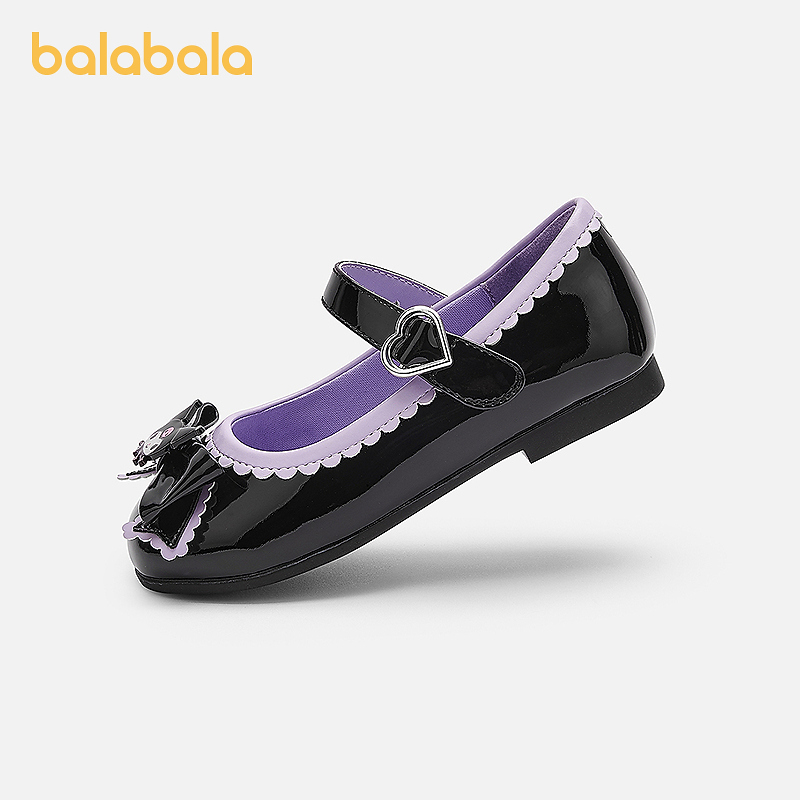 【库洛米IP商场同款】巴拉巴拉童鞋女童公主鞋2026新款春秋小皮鞋主图
