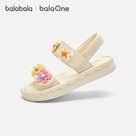 【balaOne】巴拉巴拉童鞋儿童凉鞋女童鞋子2026夏新款软弹休闲鞋
