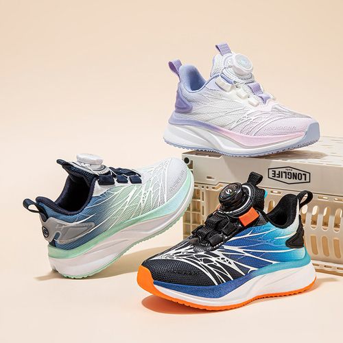 【哈比熊】春秋款户外跑步减震舒适百搭孩童运动鞋27-38码GS8637主图