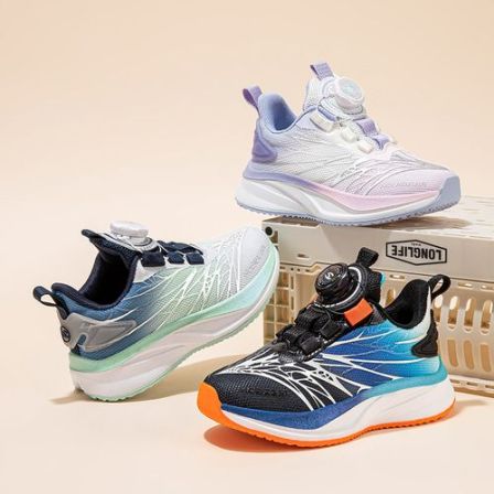 【哈比熊】春秋款户外跑步减震舒适百搭孩童运动鞋27-38码GS8637