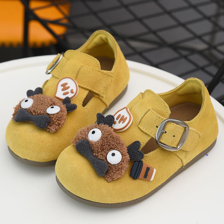 蜡比小星儿童勃肯鞋女童时尚小皮鞋2026春秋新款可爱卡通百搭童鞋主图