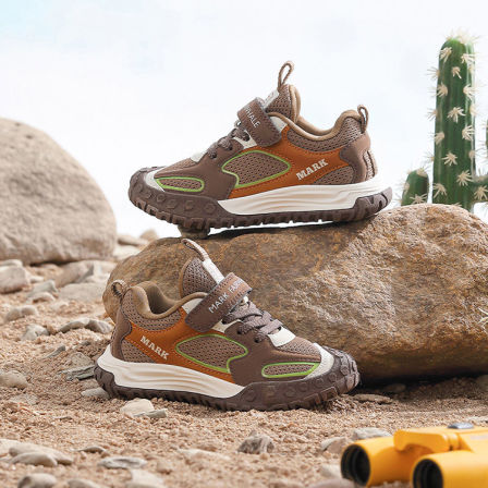 马克华菲男童运动鞋春季网面透气舒适中大童潮酷休闲鞋轻便跑步鞋