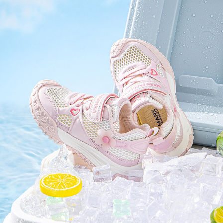 马克华菲官方正品女童运动鞋夏季新款网面透气户外休闲鞋轻便凉鞋