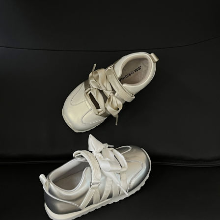 JBM 春季儿童芭蕾风德训鞋中大童绸缎休闲鞋女童玛丽珍浅口阿甘鞋