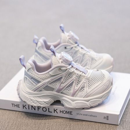 童梦晴天女童老爹鞋儿童透气鞋子春款女宝宝运动鞋2026新款网鞋夏