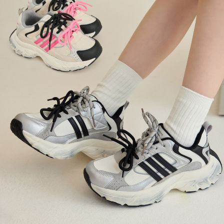 【高甜预警】辰辰妈女童休闲鞋春秋新款撞色跑步鞋防滑亲子老爹鞋