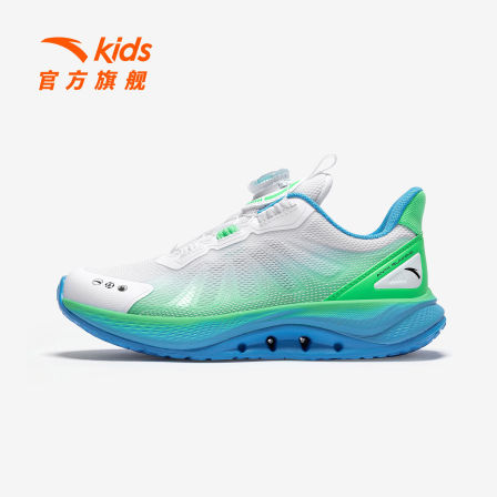 安踏儿童足弓2男女童跑鞋2026春夏季新款旋钮童鞋运动跑步鞋