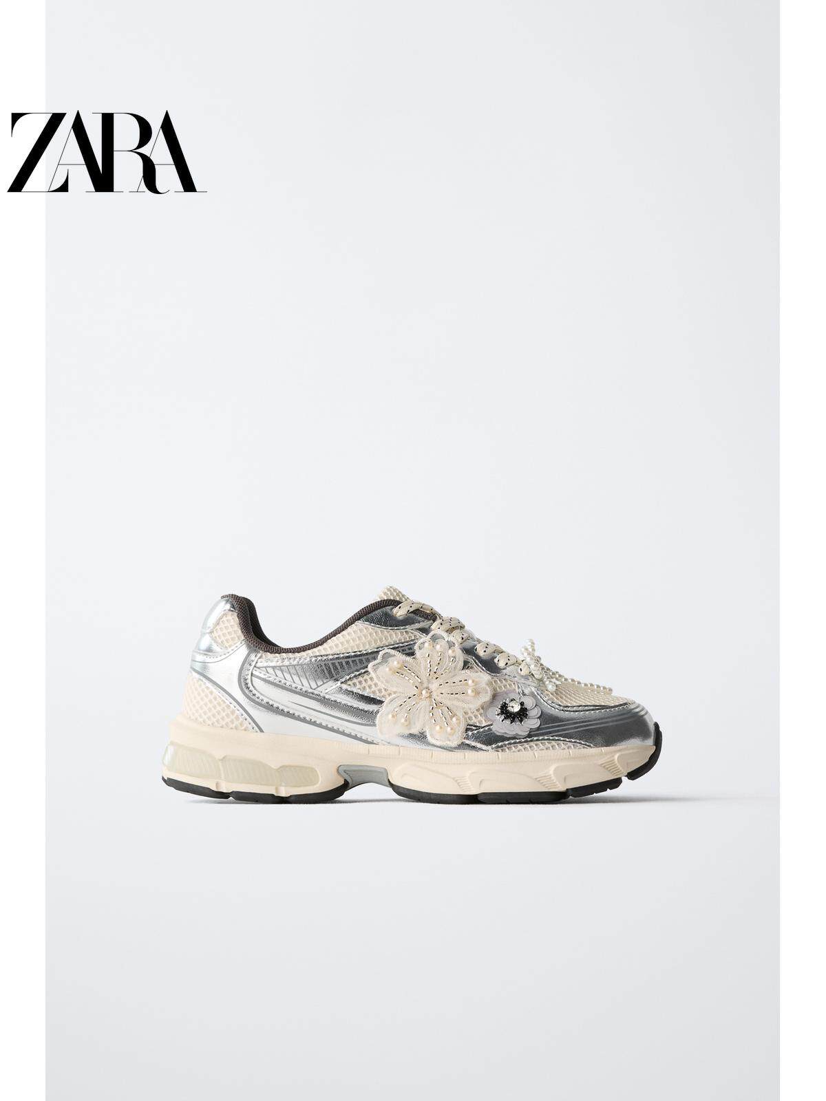 ZARA2026春夏新品 儿童鞋女童 梦幻休闲舒适运动鞋 2311730 808主图