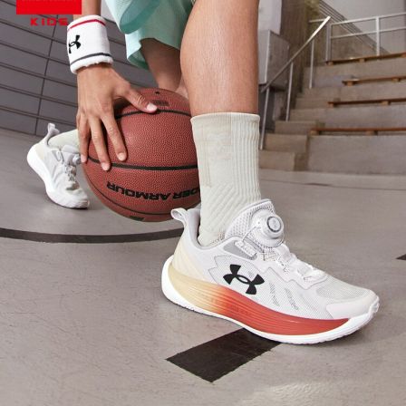 安德玛童鞋春夏26新款儿童运动鞋舒适百搭男女童篮球鞋青少年鞋子