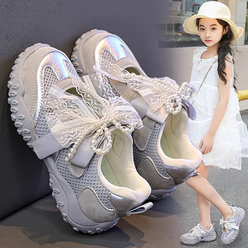 官网C&K女童鞋子2026新款春季儿童公主运动鞋软底中大童网鞋凉鞋主图