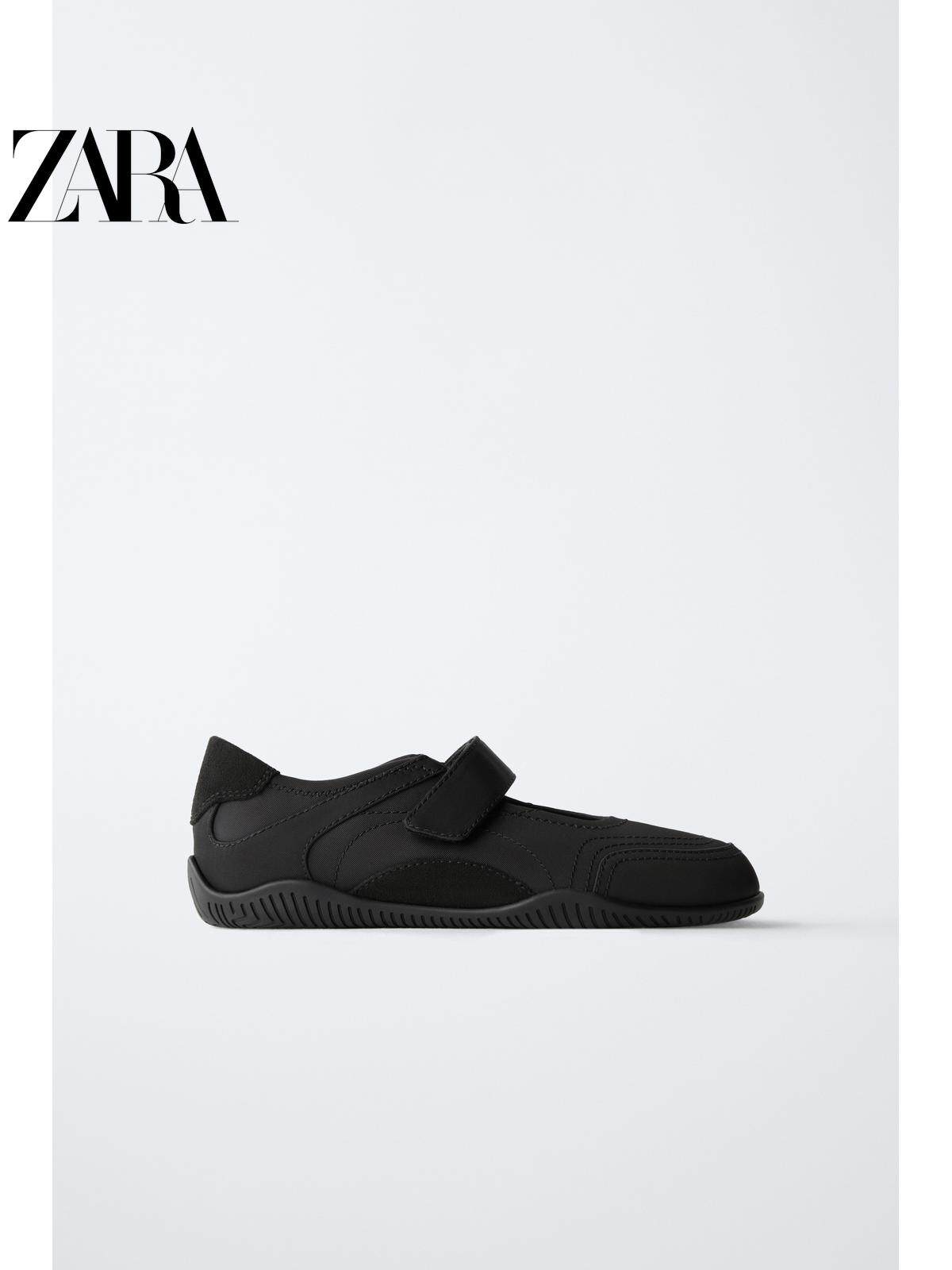 ZARA2026春夏新品 童鞋女童 运动款休闲舒适舞蹈鞋 2327730 800主图