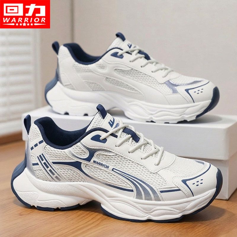 回力男鞋2026新款夏季运动休闲学生百搭厚底增高爆款小白老爹潮鞋主图