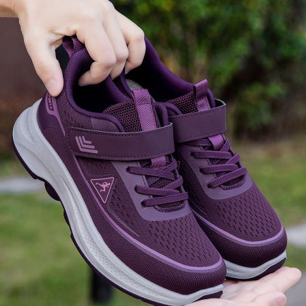 张凯丽老人鞋女鞋2026新款透气妈妈鞋中老年舒适不累脚健步运动鞋