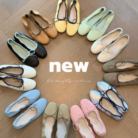 葡萄妈studiolee头层小羊皮蝴蝶结软底平底浅口芭蕾小单鞋女春秋