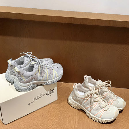 【苏茵茵】月牙登山鞋~7cm厚底小歪头户外露营休闲运动鞋女老爹鞋