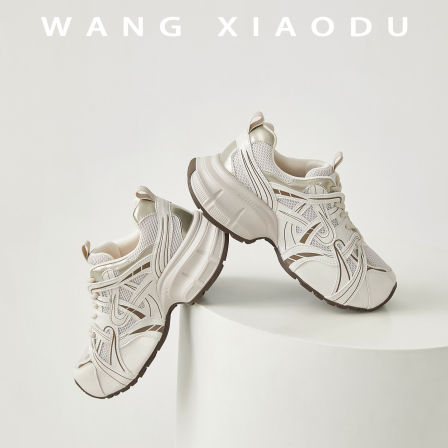 原创【王小毒】游乐场●5cm内增高老爹鞋女复古机能风透气休闲鞋