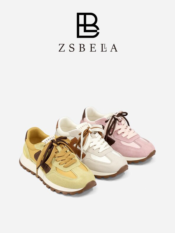 ZSBELLA赛斯贝拉牛反绒舒适休闲鞋阿甘鞋ZS1326主图