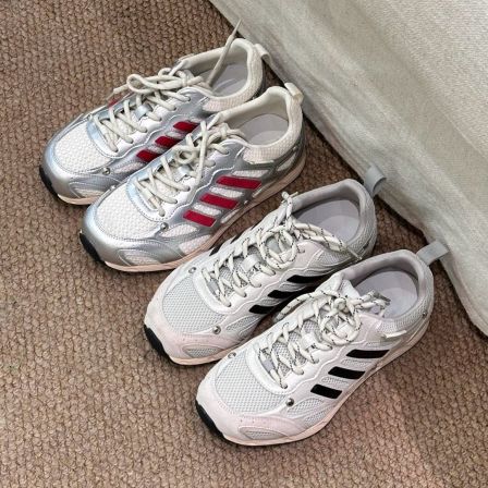 VK定制 韩版真皮时尚休闲运动鞋女