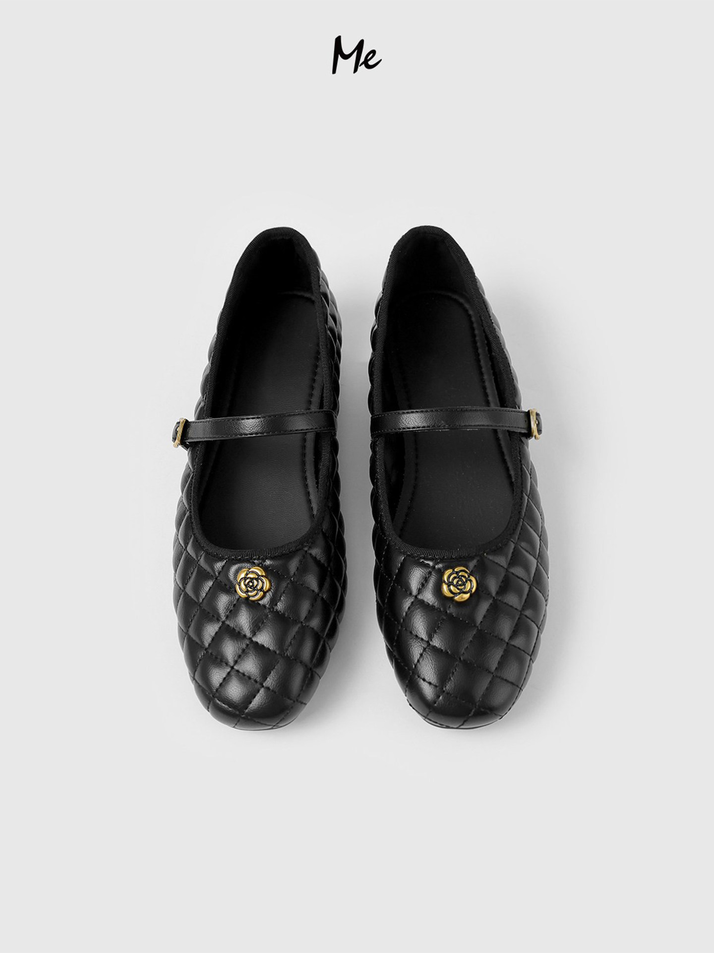 ME【山茶玛丽珍鞋】重磅小羊皮奢牌感减龄百搭时尚鞋子MEHS0427主图