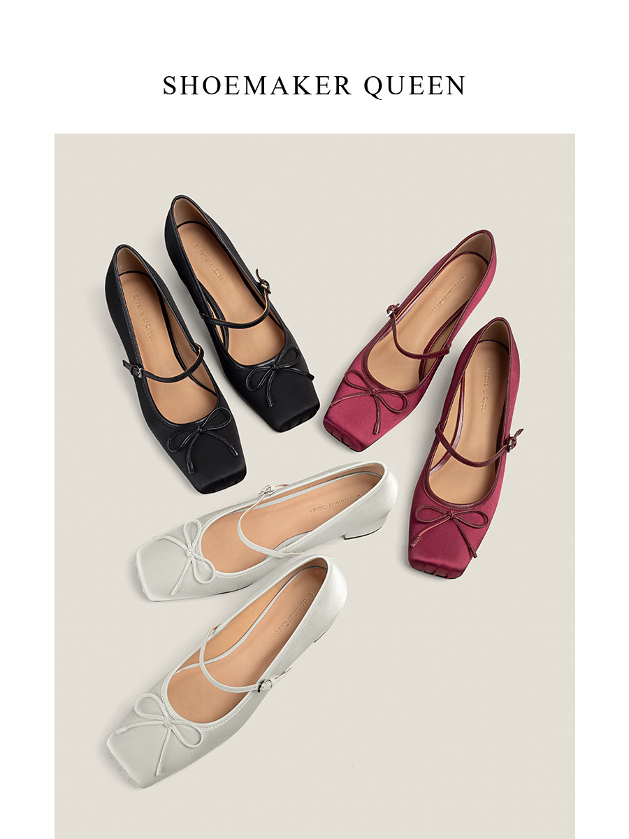 【鞋匠女王×设计师原创】2026春夏新款芭蕾舞鞋玛丽珍鞋粗跟单鞋主图