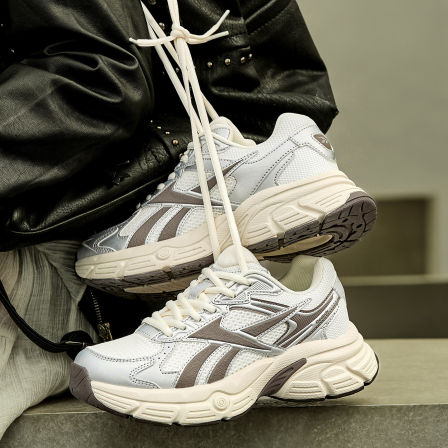 Reebok锐步女鞋春季2026新款巨好看不累脚厚底增高透气运动老爹鞋