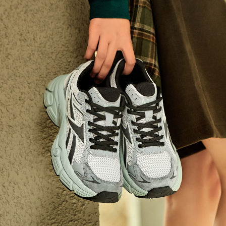 Reebok锐步女鞋春季爆款休闲运动透气网面厚底增高2026超火老爹鞋