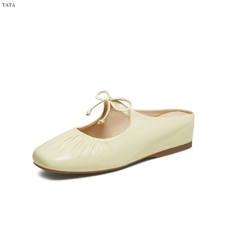 【K姐推荐】TATA他她商场同款时尚潮流女穆勒鞋