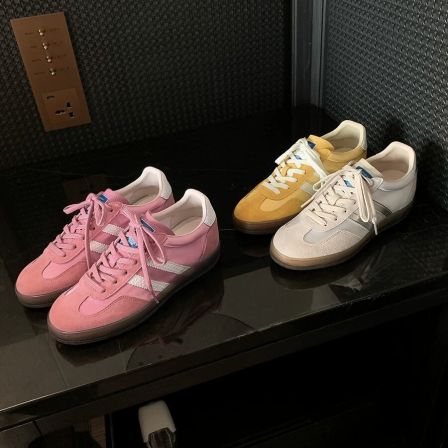 2.27小榴莲【跑单限购】牛皮缎面休闲百搭阿甘鞋5936-3 K801