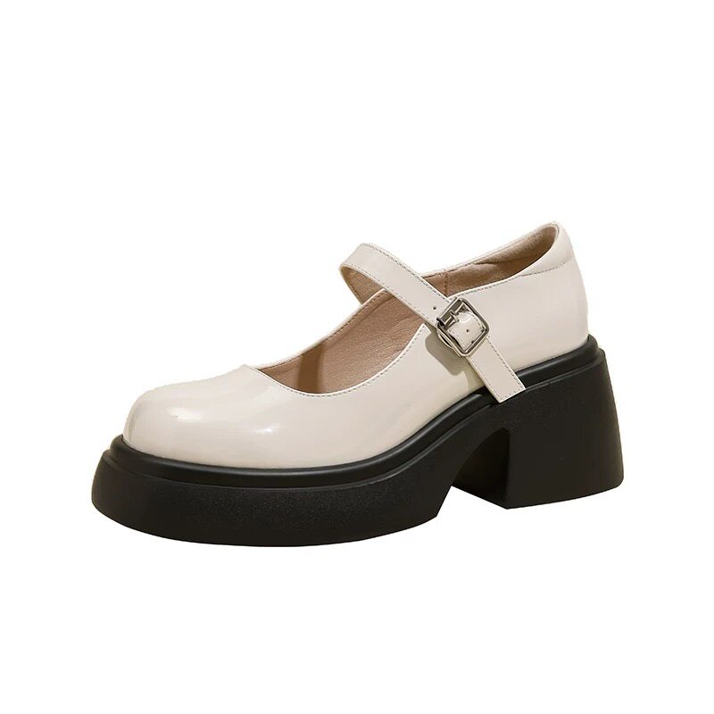 2.27小榴莲【跑单限购】牛皮+超仟时尚百搭乐福鞋9211-1 K801主图