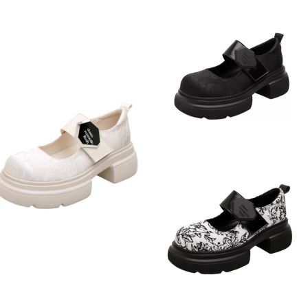 2.27小榴莲【跑单限购】牛皮+超仟时尚百搭乐福鞋3727-1 K801