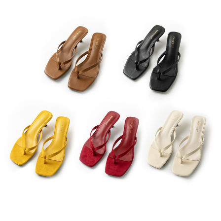 Laareetoo 细跟人字拖夹脚趾凉鞋女夏外穿2026年新款时尚休闲拖鞋