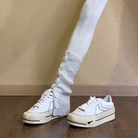 休闲风厚底星星板鞋小白鞋女春季新款德训鞋松弛感复古做旧小脏鞋