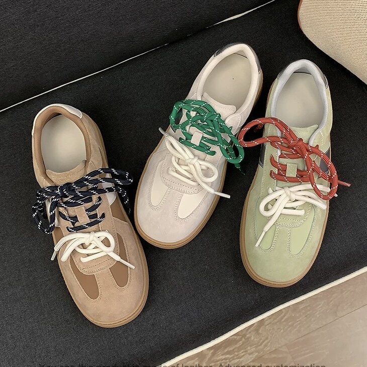 2.27小榴莲【跑单限购】牛皮+超仟时尚百搭板鞋5525-1 K801主图