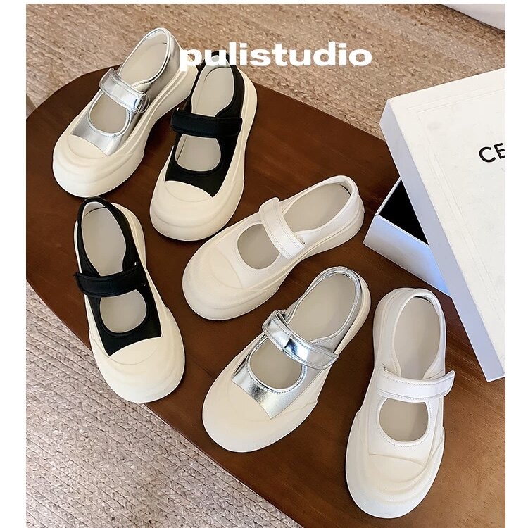 2.27小榴莲【跑单限购】牛皮+超仟时尚百搭乐福鞋7321-1 K801主图