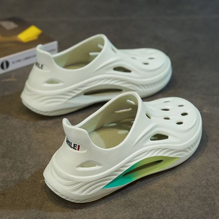 洞洞鞋女款夏季外穿2026新款包头沙滩雨鞋厚底增高可下水涉水凉鞋