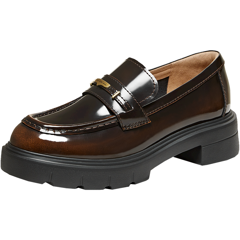 【所有女生的衣橱直播间】他她时尚百搭圆头乐福鞋新款主图