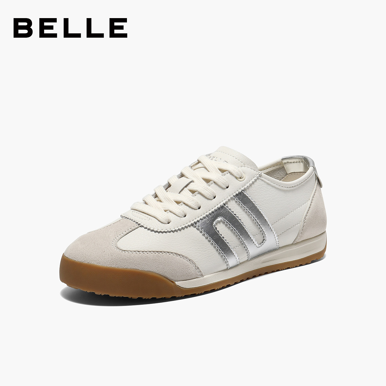 【k姐推荐】百丽跑道家族小轻甘2.0德训鞋26新款休闲鞋主图