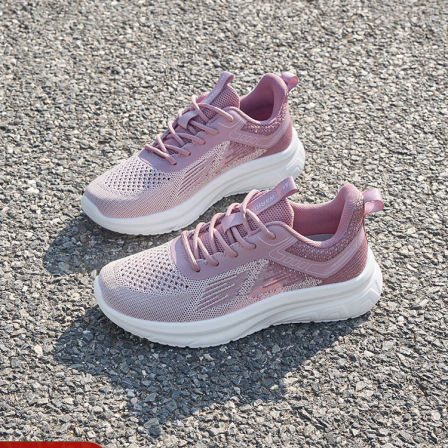 回力妈妈鞋女鞋2026春季新款运动鞋网面透气健步鞋轻便软底老人鞋