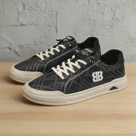 男鞋不系带夏季薄款黑色布鞋防臭轻奢男士板鞋平底舒适帆布鞋男款